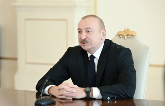Президент Ильхам Алиев