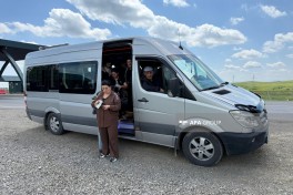 В село Ходжавенд прибыла очередная группа переселенцев, им вручены ключи от квартир -ОБНОВЛЕНО-1 -ФОТО 