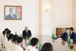Президент Ильхам Алиев принял борцов, ставших чемпионами Европы в командном зачёте -ОБНОВЛЕНО 