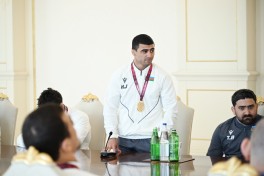 Президент Ильхам Алиев принял борцов, ставших чемпионами Европы в командном зачёте -ОБНОВЛЕНО 