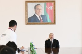 Президент Ильхам Алиев принял борцов, ставших чемпионами Европы в командном зачёте -ОБНОВЛЕНО 
