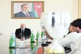Президент Ильхам Алиев принял борцов, ставших чемпионами Европы в командном зачёте -ОБНОВЛЕНО 