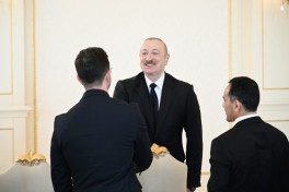Президент Ильхам Алиев принял борцов, ставших чемпионами Европы в командном зачёте -ОБНОВЛЕНО 