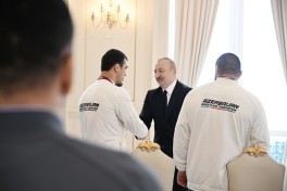 Президент Ильхам Алиев принял борцов, ставших чемпионами Европы в командном зачёте -ОБНОВЛЕНО 