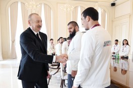 Президент Ильхам Алиев принял борцов, ставших чемпионами Европы в командном зачёте -ОБНОВЛЕНО 