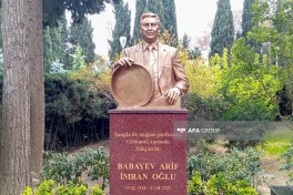 На могиле народного артиста Арифа Бабаева установлен надгробный памятник-ФОТО 