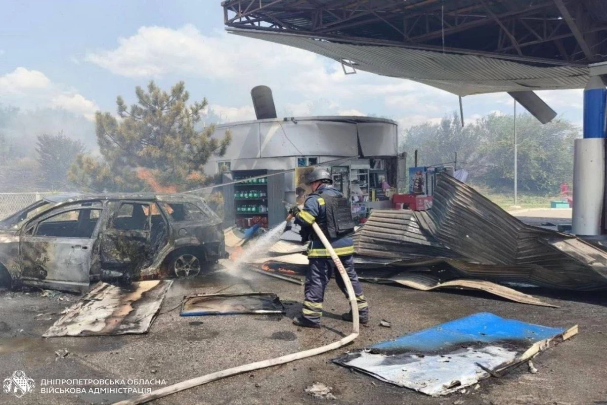 В результате удара России по АЗС в Кривом Роге погибли 3 человека, в том числе ребёнок