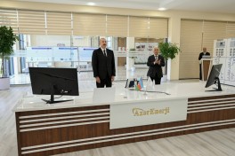 Президент Ильхам Алиев принял участие в открытии подстанции «Ени Сангачал»