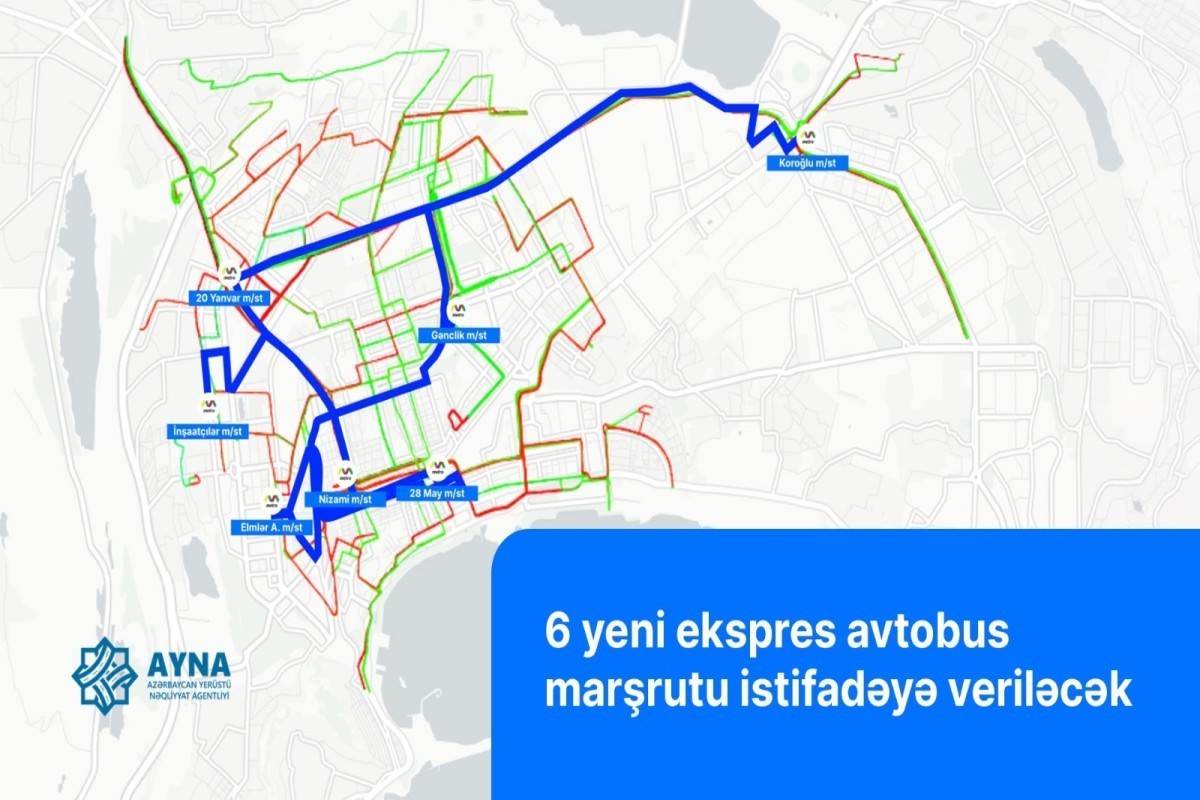 AYNA: В связи с разделением линий метро будут созданы дополнительные экспресс-маршруты — <span class="red_color">ВИДЕО