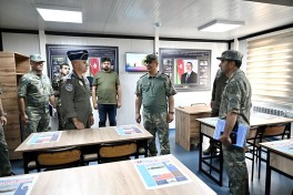 Руководящий состав Минобороны Азербайджана ознакомился с новыми военными объектами, переданными в распоряжение подразделений ПВО - ВИДЕО 