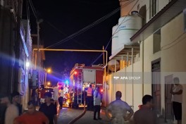 В Баку произошел пожар в мечети-ФОТО 