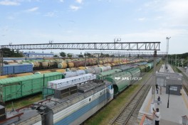 Из России в Армению транзитом через Азербайджан отправлено 14 вагонов с пшеницей -ФОТО 