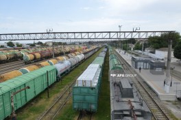 Из России в Армению транзитом через Азербайджан отправлено 14 вагонов с пшеницей -ФОТО 