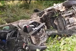 На автомагистрали Баку–Губа произошла цепная авария, пострадали 5 человек — ФОТО — ОБНОВЛЕНО 