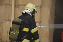 Пожар в ресторане в центре Баку локализован -ОБНОВЛЕНО-4-ФОТО-ВИДЕО 