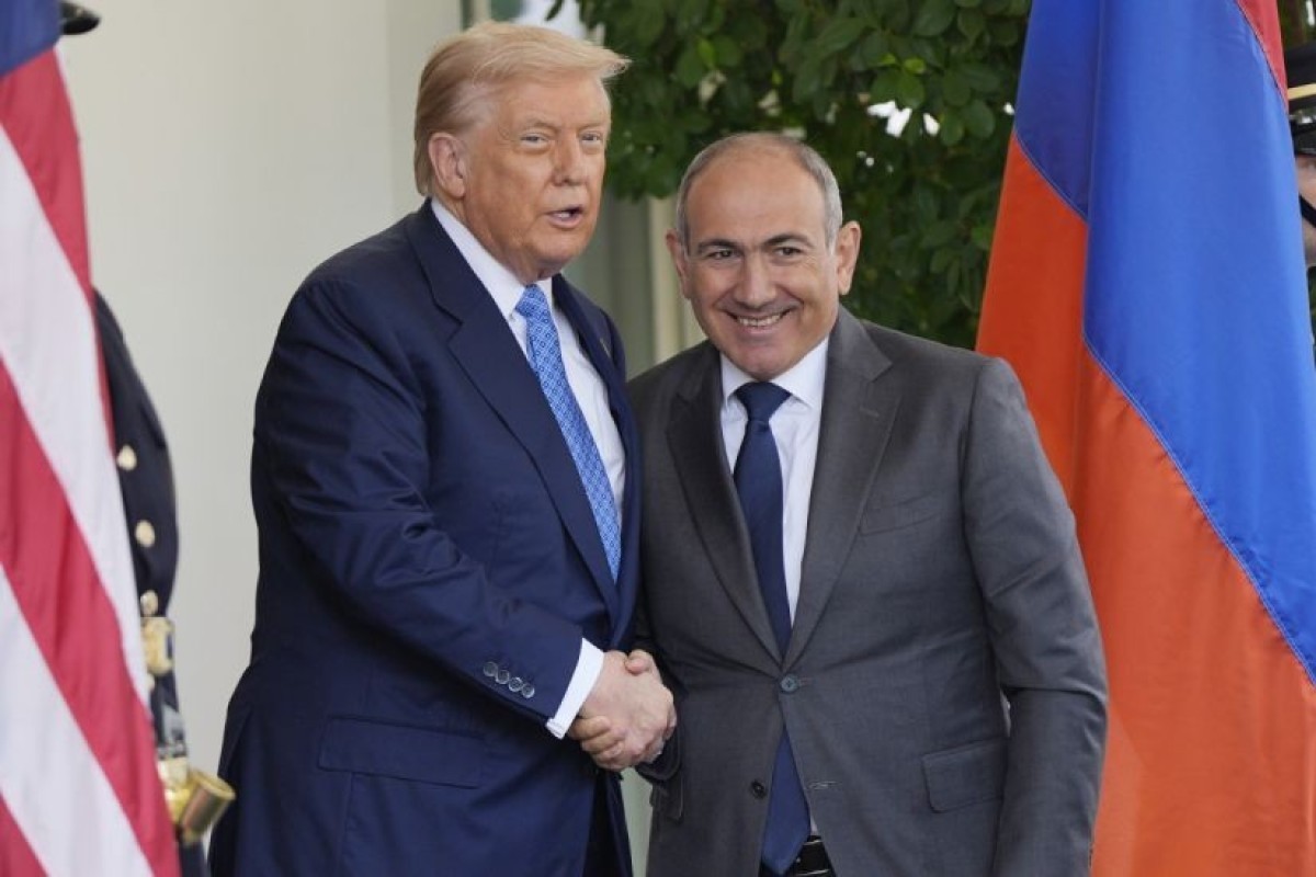 Президент США Дональд Трамп, Премьер-министр Армении Никол Пашинян