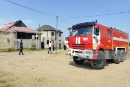 В Товузе произошёл пожар в доме, один человек отравился дымом -ФОТО-ОБНОВЛЕНО 