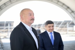 Президент Ильхам Алиев ознакомился с ходом работ на солнечных электростанциях в Нахчыване