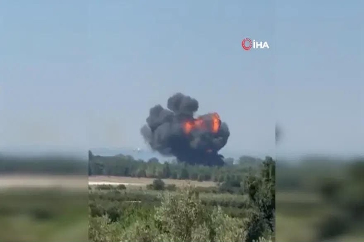 В Турции потерпел крушение учебный F-16, пилот катапультировался