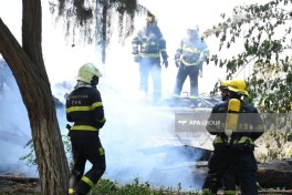Пожар в неиспользуемом строении в Баку локализован -ВИДЕО-ФОТО-ОБНОВЛЕНО-1 