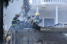 Пожар в неиспользуемом строении в Баку локализован -ВИДЕО-ФОТО-ОБНОВЛЕНО-1 