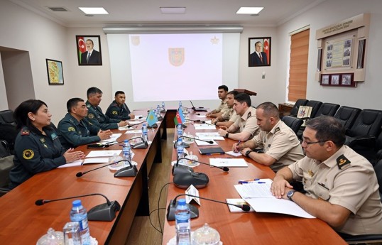 В Баку состоялась встреча военных специалистов Азербайджана и Казахстана