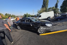 В Нахчыване «Chevrolet» столкнулся с двумя мотоциклами, пострадали 3 человека -ФОТО 