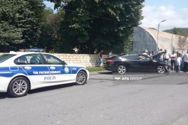 В Загатальском районе столкнулись легковые автомобили, есть пострадавшие — ФОТО 