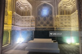 Представители азербайджанских СМИ посетили комплекс Шахи-Зинда в Самарканде -ФОТО 