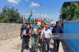 Останки пропавшего без вести шехида Первой Карабахской войны Сердара Исмаилова захоронены в Нефтчале — ФОТО 