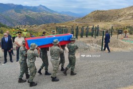 Останки пропавшего без вести шехида Первой Карабахской войны Джумшуда Мамедова захоронены в Лачине — ФОТО 