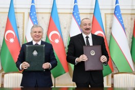 Президент Ильхам Алиев дал интервью Национальному информационному агентству Узбекистана