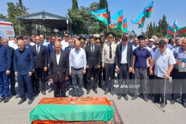 Останки пропавшего без вести шехида Первой Карабахской войны Вагифа Магеррамова захоронены в Нефтчале — ФОТО 