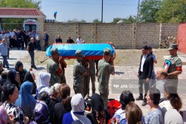 Останки пропавшего без вести шехида Первой Карабахской войны Вагифа Магеррамова захоронены в Нефтчале — ФОТО 