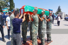 Останки пропавшего без вести шехида Первой Карабахской войны Вагифа Магеррамова захоронены в Нефтчале — ФОТО 