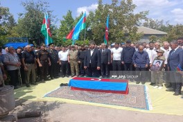 Останки пропавшего без вести шехида Первой Карабахской войны Мюршуда Нариманова захоронены в Имишли — ФОТО 