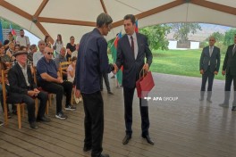Очередные группы переселенцев прибыли в Ханкенди, Ходжалы и Агдере, жителям вручены ключи от квартир-ОБНОВЛЕНО-ФОТО 