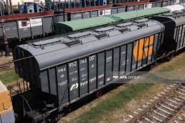 Через Азербайджан транзитом в Армению отправлены пшеница и пропан-ФОТО 