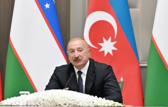 Президент Азербайджана: Каждый раз, приезжая в Ташкент, я становлюсь свидетелем стремительного развития