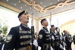 В Ташкенте состоялась церемония официальной встречи Президента Ильхама Алиева -ФОТО 