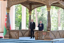 В Ташкенте состоялась церемония официальной встречи Президента Ильхама Алиева -ФОТО 