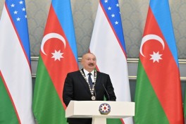 В Ташкенте состоялась церемония награждения президентов Азербайджана и Узбекистана