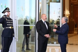 Президент Ильхам Алиев прибыл с государственным визитом в Узбекистан -ВИДЕО 
