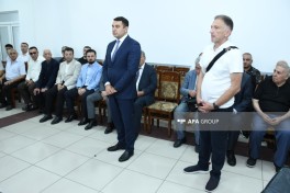 Состоялась церемония прощания с народным артистом Тофигом Бакихановым, Президент Ильхам Алиев и Мехрибан Алиева направили венок-ОБНОВЛЕНО-1 -ФОТО 