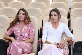 Первый вице-президент Мехрибан Алиева приняла участие в открытии школы искусств в Бильгя
