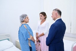 Первый вице-президент Мехрибан Алиева посетила НИИ педиатрии