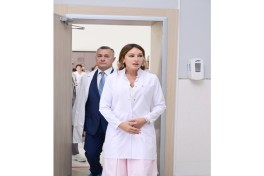 Первый вице-президент Мехрибан Алиева посетила НИИ педиатрии