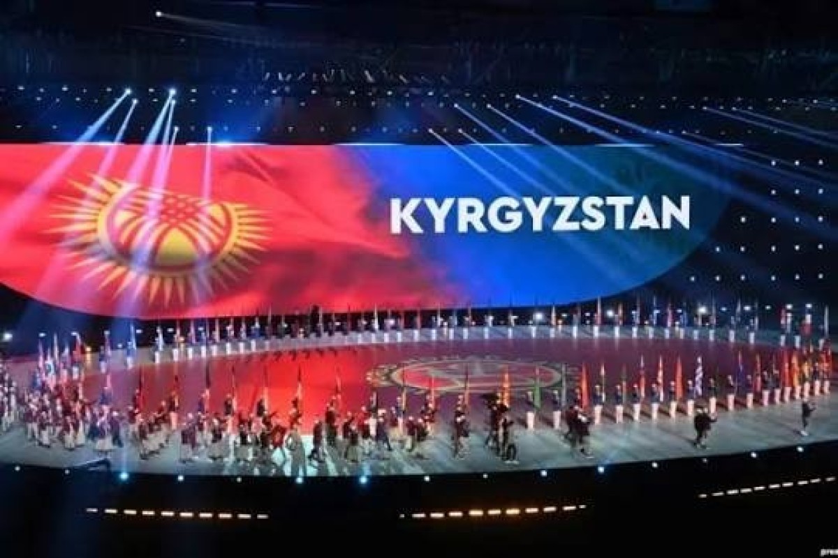 Азербайджанская делегация прошла парадом на Всемирных играх кочевников — <span class="red_color">ВИДЕО