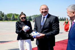 Президент Ильхам Алиев прибыл с рабочим визитом в Кыргызстан-ФОТО -ВИДЕО 