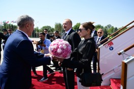 Президент Ильхам Алиев прибыл с рабочим визитом в Кыргызстан-ФОТО -ВИДЕО 